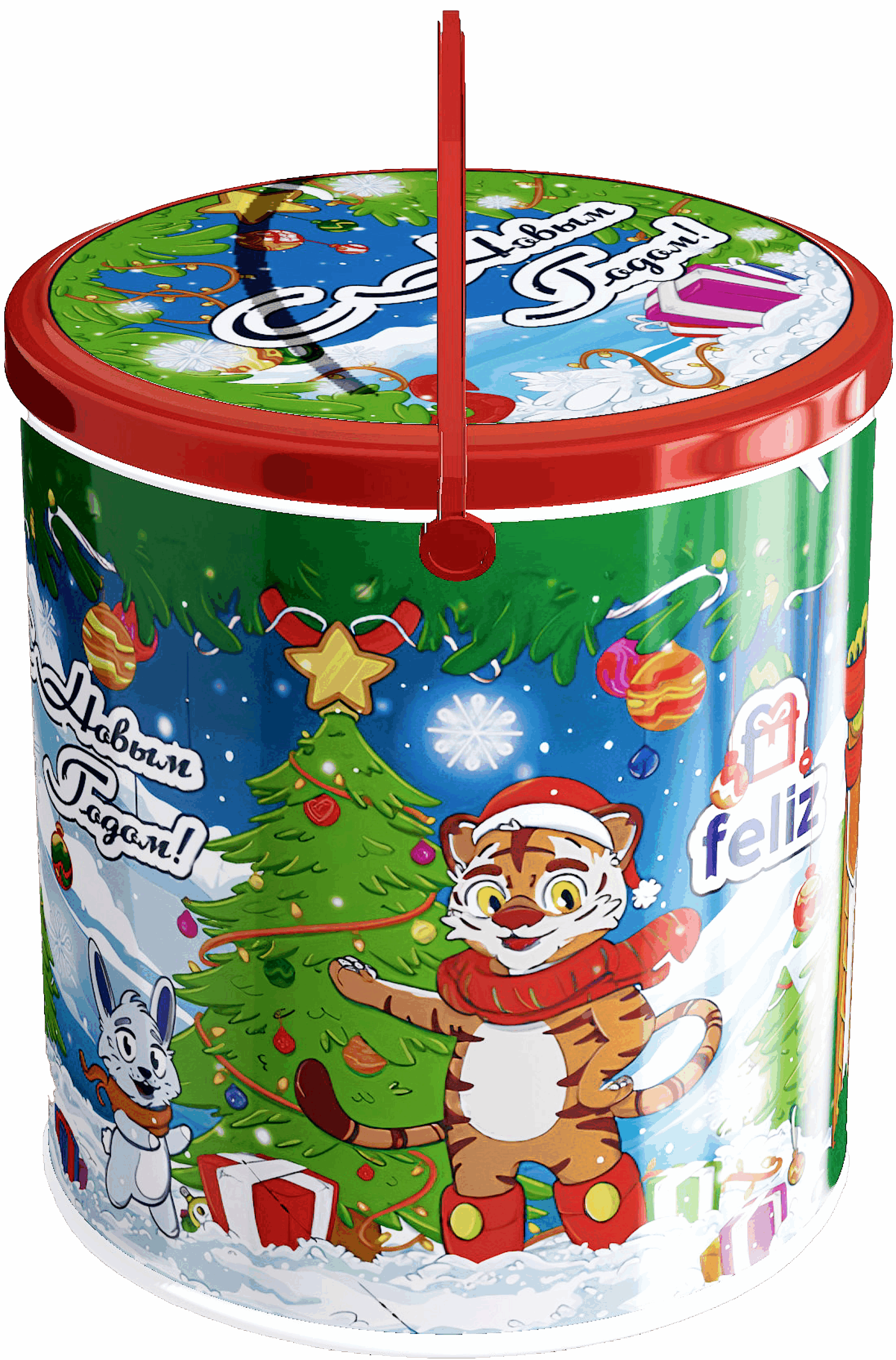 Посмотреть обзор на подарок - Тигр Фелиз в жести