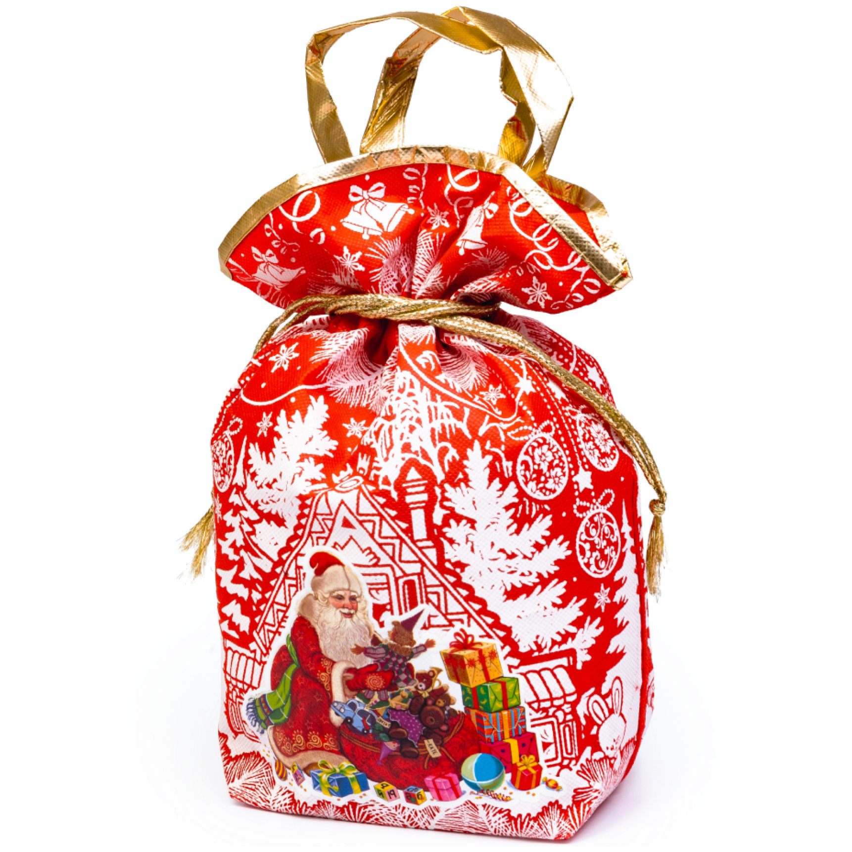 Новогодние забавы красный