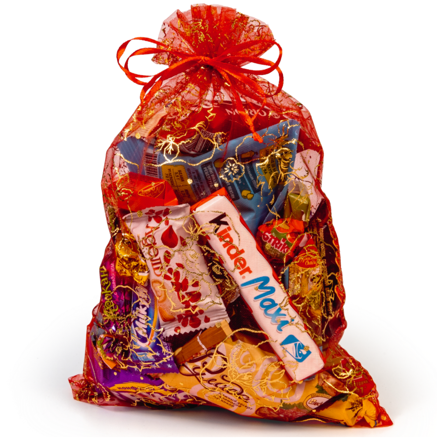 Органза красный малый