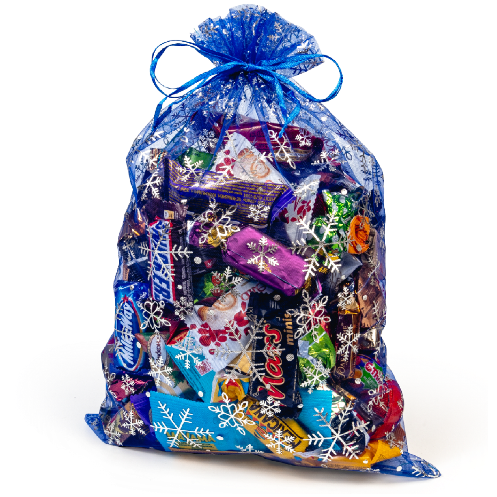 Органза синий малый