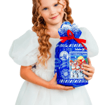 На санях синий