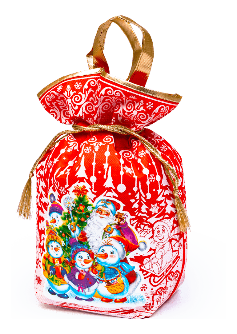 На санях Красный большой