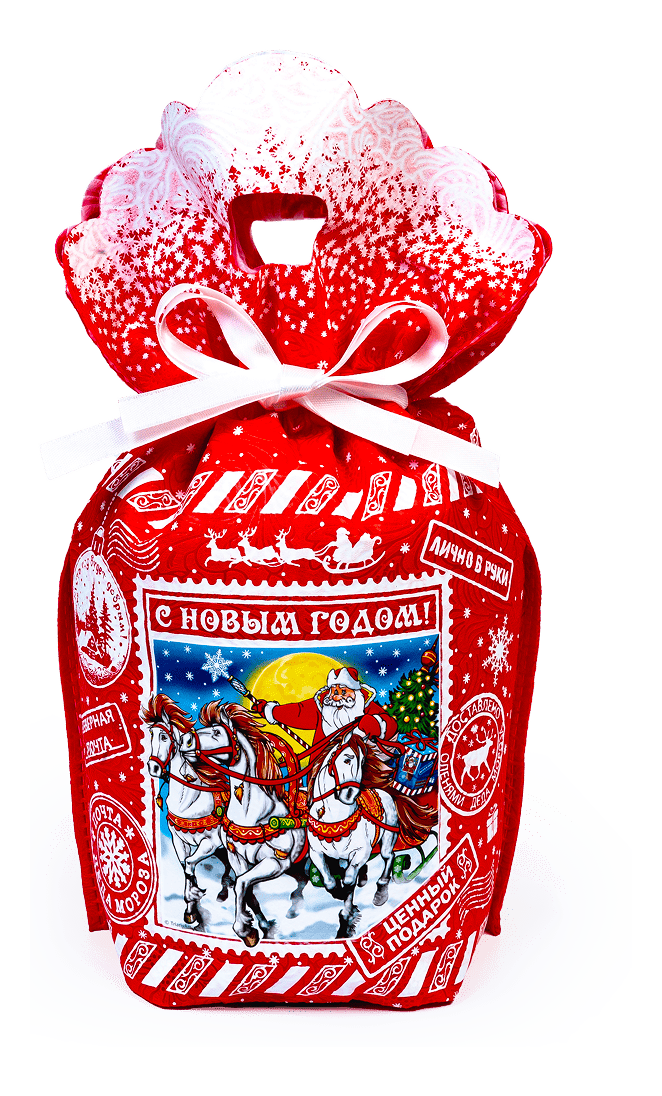 На санях Красный большой