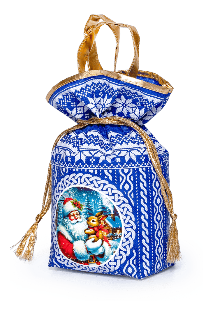 Уютная зима синий